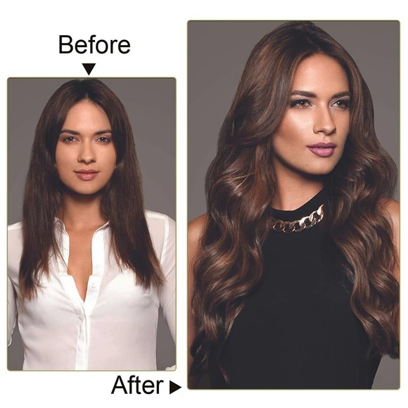 Long Wavy Clip in Hair Extensions for Women 4PCS 20\